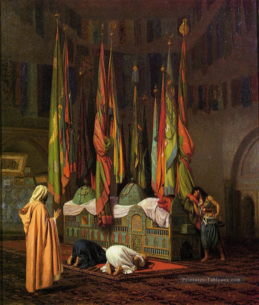 La Tombe de Hazrat Imam Hisain Allahis Salam Orientalisme Grec Arabe Jean Léon Gérôme Peintures à l'huile